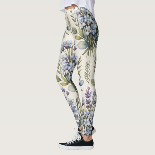 Elegantes Blumenmuster Leggings (Links)