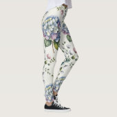 Elegantes Blumenmuster Leggings (Rechts)