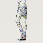 Elegantes Blumenmuster Leggings (Links)