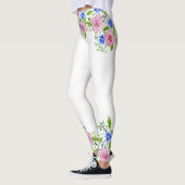 Elegantes Blumenmuster Leggings (Links)