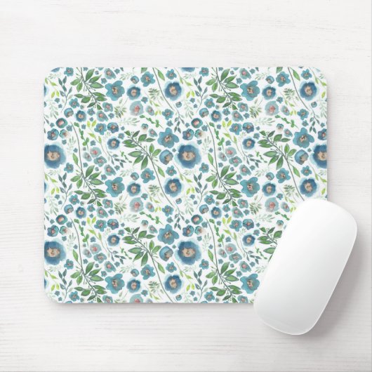 Elegantes Blumenmuster Mousepad (Mit Mouse)