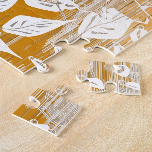 Elegantes Blumenmuster. Puzzle (Seite)