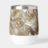 Elegantes Blumenmuster-Rose Petal-Muster (Rückseite)