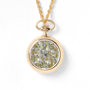 Elegantes Blumenmuster-Rose Petal-Muster Armbanduhr