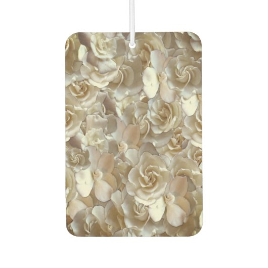 Elegantes Blumenmuster-Rose Petal-Muster Autolufterfrischer (Vorderseite)