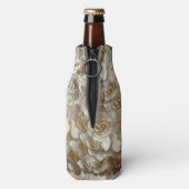 Elegantes Blumenmuster-Rose Petal-Muster Flaschenkühler (Flasche Rückseite)