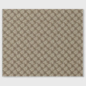 Elegantes Blumenmuster-Rose Petal-Muster Geschenkpapier (Flach)