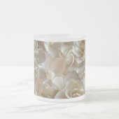 Elegantes Blumenmuster-Rose Petal-Muster Mattglastasse (Mittel)