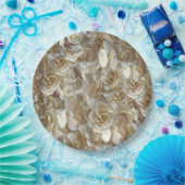 Elegantes Blumenmuster-Rose Petal-Muster Pappteller (Party)