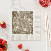 Elegantes Blumenmuster-Rose Petal-Muster Serviette (Beispiel)