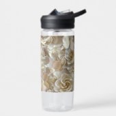 Elegantes Blumenmuster-Rose Petal-Muster Trinkflasche (Links)