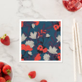 Elegantes Blumenmuster Serviette (Beispiel)