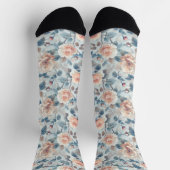 Elegantes Blumenmuster. Socken (Oben)