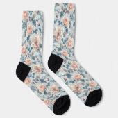 Elegantes Blumenmuster. Socken (Rechts)