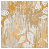 Elegantes Blumenmuster. Stoff (Nahaufnahme)