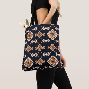 Elegantes Blumenmuster Tasche