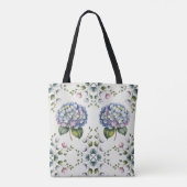 Elegantes Blumenmuster Tasche (Rückseite)