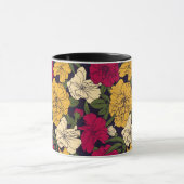 Elegantes Blumenmuster Tasse (Zentrum)