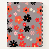 Elegantes BlumenNotebook Notizblock (Rückseite)