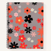 Elegantes BlumenNotebook Notizblock (Vorderseite)