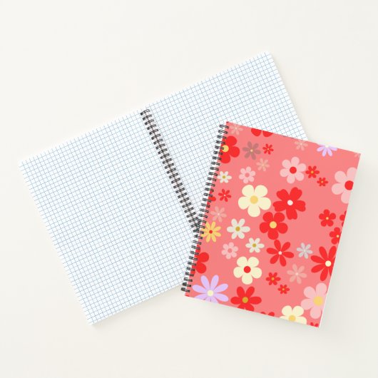 Elegantes BlumenNotebook Notizblock (Innenseite)