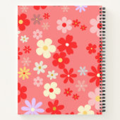 Elegantes BlumenNotebook Notizblock (Rückseite)