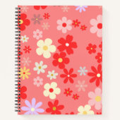 Elegantes BlumenNotebook Notizblock (Vorderseite)