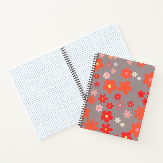 Elegantes BlumenNotebook Notizblock (Innenseite)