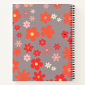 Elegantes BlumenNotebook Notizblock (Rückseite)