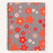 Elegantes BlumenNotebook Notizblock (Vorderseite)
