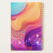 Elegantes BlumenNotebook Planer (Rückseite)