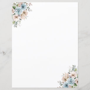 Elegantes Blumenpapier
