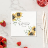 Elegantes Blumenpapier für das Brautparty Serviette (Beispiel)