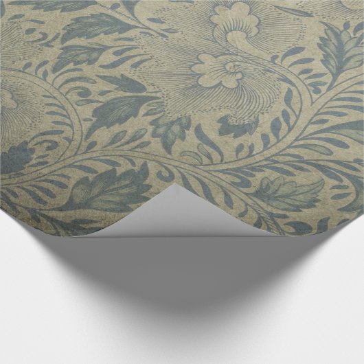 Elegantes Blumenpapier Geschenkpapier (Ecke)