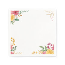 Elegantes Blumenpapier mit zwei Namen