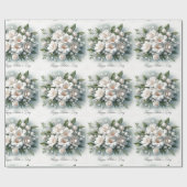 Elegantes Blumenpapier zum Muttertag Geschenkpapier (Flach)
