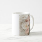 Elegantes Blumenportrait Kaffeetasse (VorderseiteRechts)