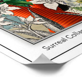 Elegantes Blumenportrait Poster (Ecke)