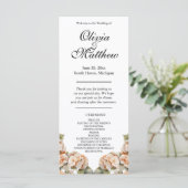 Elegantes Blumenprogramm in weißem Orange (Stehend Vorderseite)