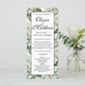 Elegantes Blumenprogramm in weißer Farbe (Stehend Vorderseite)