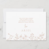 Elegantes Blumenpulver Rosa Geburtstag Dankeschön Dankeskarte (Vorderseite)