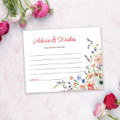 Elegantes Blumenratgeber und Wünsche für Brautpart