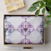 Elegantes Blumenseidenpapier Retro Seidenpapier (Geschenk)