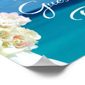 Elegantes Blumenstrauß Poster (Ecke)