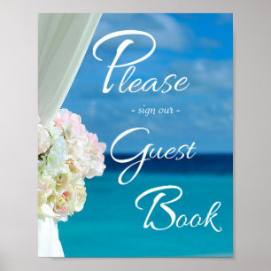 Elegantes Blumenstrauß Poster