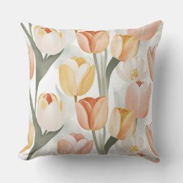 Elegantes Blumenwirbelkissen Kissen