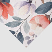 Elegantes Blumenzellenpapier Seidenpapier (Ausschnitt)