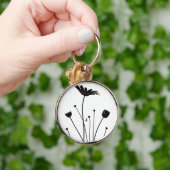 Elegantes Blumenzubehör | Minimalistisch Daisy Schlüsselanhänger (Hand)