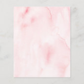 Elegantes Blush Brautparty Date Night Ides Card (Rückseite)