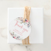 Elegantes Blush-Brautparty Geschenkanhänger (Beispiel)